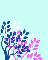 abstract branch floral vector background