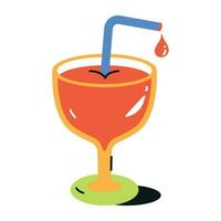 Drinks Flat Icons vector