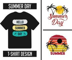 Summer t-shirt bundle design ready for print vector