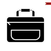 handbag women fashion glyph vector