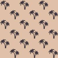 palm silhouette pattern vector