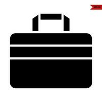 handbag glyph icon vector