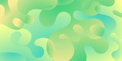 abstract colorful gradient fluid wave modern background for business vector