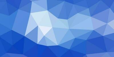 abstract geometric blue gradient with triangles pattern modern background for business vector