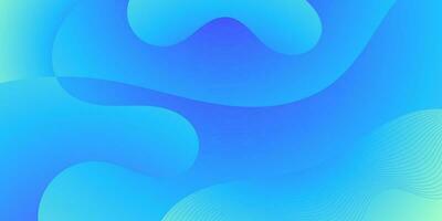 abstract bright blue wave gradient background for business vector