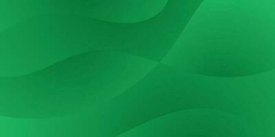 abstract green gradient wave modern background for business vector