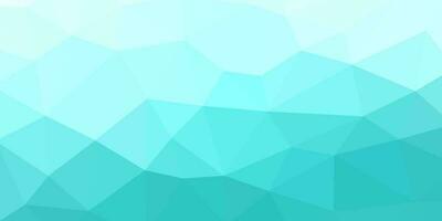 abstract geometric aqua green gradient with triangles pattern modern background for business vector