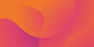 simple orange wave gradient background for business vector