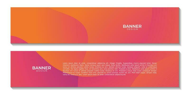 simple orange wave gradient background for business