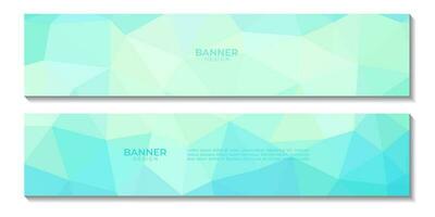 abstract banners geometric colorful gradient with triangles pattern modern background for business vector