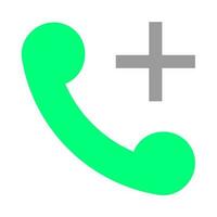 Add call icon vector