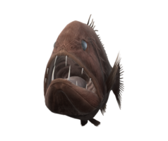 fangtooth peixe isolado em uma transparente fundo png