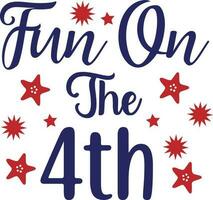 4th of July Design vector