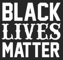 Black Lives Matter Design vector