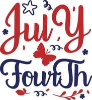 4th of July Design vector