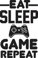 Gaming Quotes Design vector
