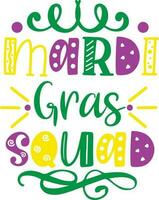 Mardi Gras Quotes Vector Design