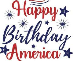 4th of July Design vector