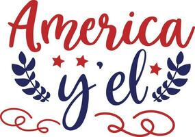 4th of July Design vector