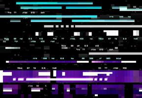 Abstract background with glitch vector effect