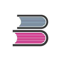 Book reading, library or bookstore simple icon vector
