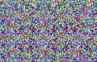 Signal loss glitch with digital noise background vector