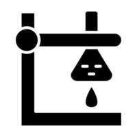 Experiment Glyph Icon Design vector