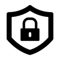 Cyber Security Glyph Icon Design vector