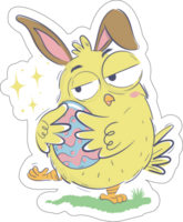 easter chick stickers png