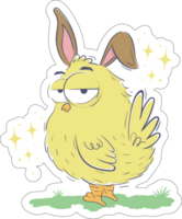 easter chick stickers png