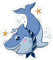 shark stickers quotes design png