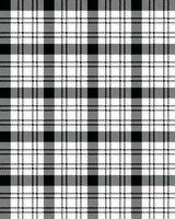 Seamless Pattern of Black and White Tartan Plaid- Scottish check plaid for flannel shirt, blanket, and scarf- Vector Illustration