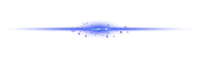 bleu horizontal lentille fusées éclairantes. laser poutres, horizontal lumière des rayons. magnifique lumière fusées éclairantes. embrasé stries sur transparent Contexte. embrasé rayures. laser poutres. des étincelles et étoiles. png. png