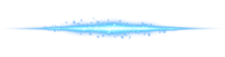 Blue horizontal lens flares. Laser beams, horizontal light rays. Beautiful light flares. Glowing streaks on transparent background. Glowing stripes. Laser beams. Sparks and stars. PNG. png