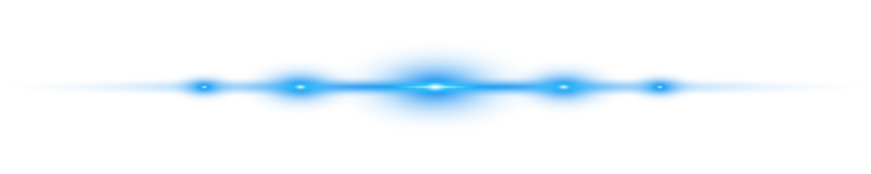 Blau horizontal Linse Fackeln. Laser- Balken, horizontal Licht Strahlen. schön Licht Fackeln. glühend Streifen auf transparent Hintergrund. glühend Streifen. leuchtend abstrakt funkelnd. Laser- Balken. png