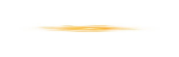 Gelb horizontal Linse Fackeln. Laser- Balken, horizontal Licht Strahlen. schön Licht Fackeln. glühend Streifen auf transparent Hintergrund. glühend Streifen. leuchtend abstrakt funkelnd. Laser- Balken. png