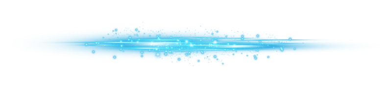 Blau horizontal Linse Fackeln. Laser- Balken, horizontal Licht Strahlen. schön Licht Fackeln. glühend Streifen auf transparent Hintergrund. glühend Streifen. Laser- Balken. Funken und Sterne. png. png