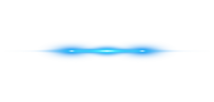 blå horisontell lins bloss. laser strålar, horisontell ljus strålar. skön ljus bloss. lysande ränder på transparent bakgrund. lysande Ränder. laser strålar. gnistor och stjärnor. png. png