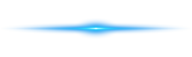 Blau horizontal Linse Fackeln. Laser- Balken, horizontal Licht Strahlen. schön Licht Fackeln. glühend Streifen auf transparent Hintergrund. glühend Streifen. leuchtend abstrakt funkelnd. Laser- Balken. png