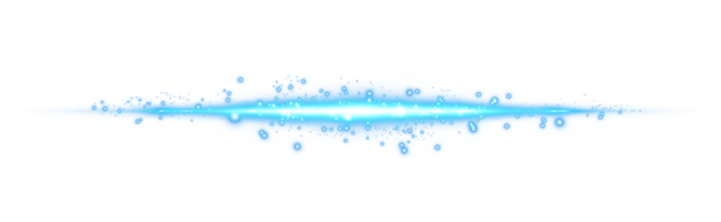 Blue horizontal lens flares. Laser beams, horizontal light rays. Beautiful light flares. Glowing streaks on transparent background. Glowing stripes. Laser beams. Sparks and stars. PNG. png