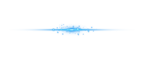 Blau horizontal Linse Fackeln. Laser- Balken, horizontal Licht Strahlen. schön Licht Fackeln. glühend Streifen auf transparent Hintergrund. glühend Streifen. Laser- Balken. Funken und Sterne. png. png