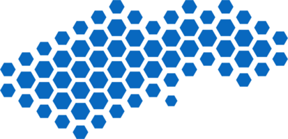 Hexagon gestalten von Slowakei Karte. png