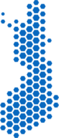 hexágono forma do Finlândia mapa. png