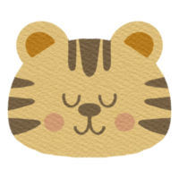 Cute tiger characters png