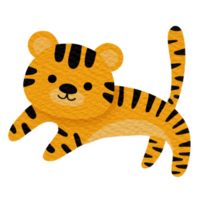 Cute tiger characters png