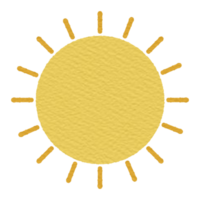 amarelo brilho do sol ilustração png