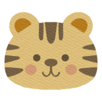 süß Tiger Zeichen png