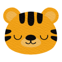 Cute tiger characters png