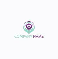 Real estate logo and business card template. Outline style house sign with overlapping shadow effects. Vector illustration for print or web.