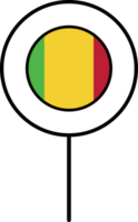 mali bandeira círculo PIN ícone. png